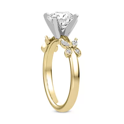 Butterfly Engagement Ring