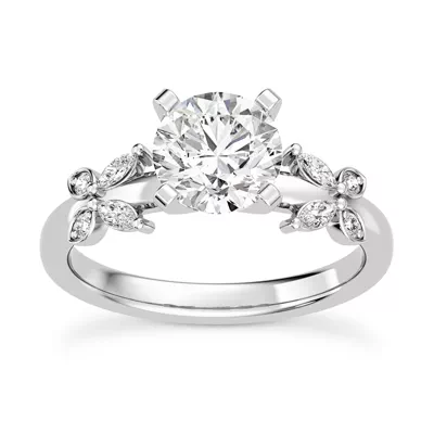 Butterfly Engagement Ring