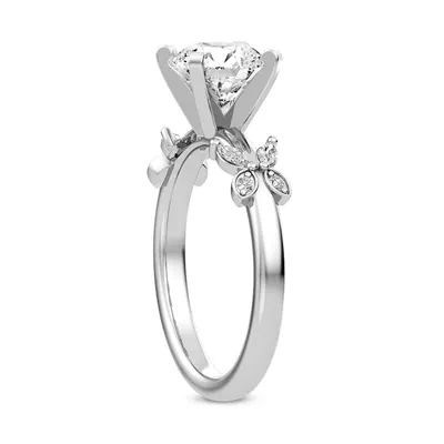 Butterfly Engagement Ring