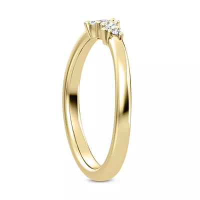 Mixed-Shape Diamond Band