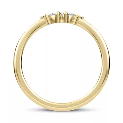 Mixed-Shape Diamond Band
