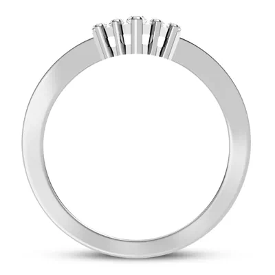 Lyric Baguette Diamond Chevron Band