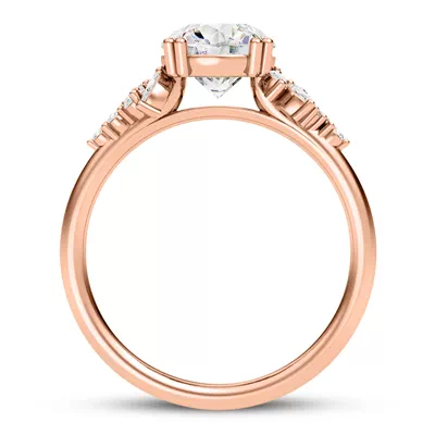 Calla Graduated Mixed-Shape Diamond Engagement Ring