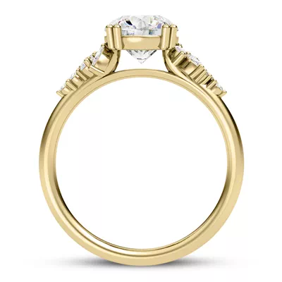Calla Graduated Mixed-Shape Diamond Engagement Ring