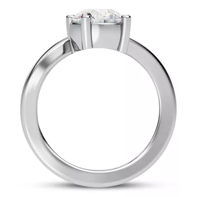 Yin Modern Solitaire Engagement Ring