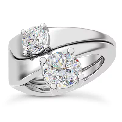 Yin Modern Solitaire Engagement Ring