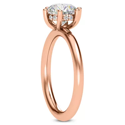 Vesper Hidden Halo Engagement Ring