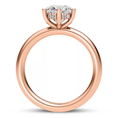 Vesper Hidden Halo Engagement Ring