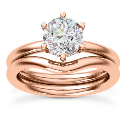 Vesper Hidden Halo Engagement Ring