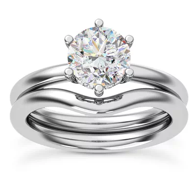 Vesper Hidden Halo Engagement Ring