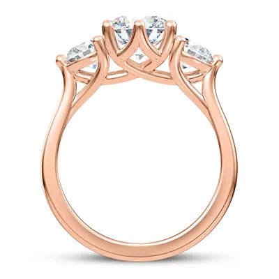 Bryn Trellis Three-Stone Engagement Ring