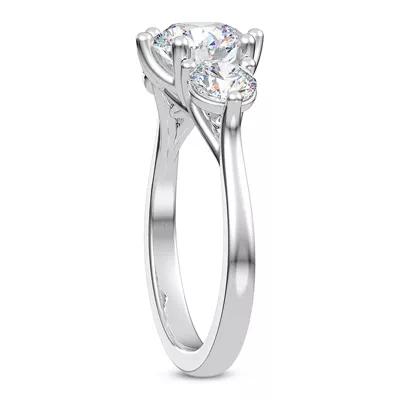 Bryn Trellis Three-Stone Engagement Ring