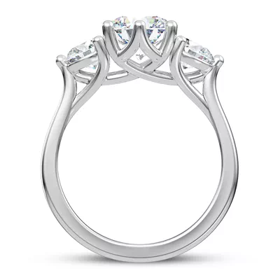Bryn Trellis Three-Stone Engagement Ring