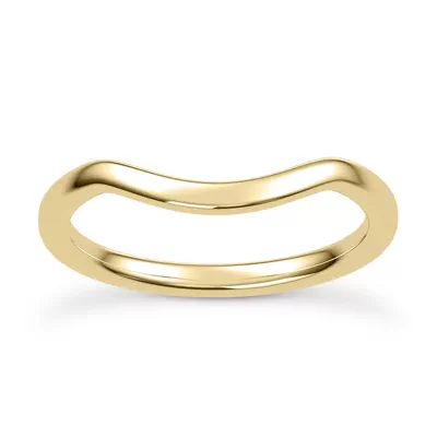 Bryn Wide Curved Band