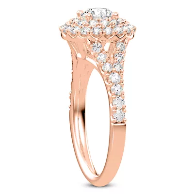 Bellamy Double Halo Engagement Ring