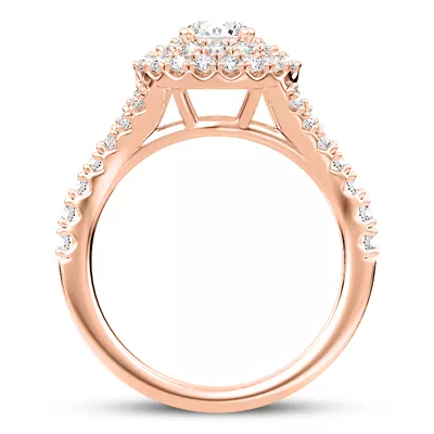 Bellamy Double Halo Engagement Ring
