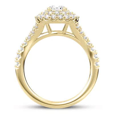 Bellamy Double Halo Engagement Ring