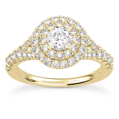 Bellamy Double Halo Engagement Ring