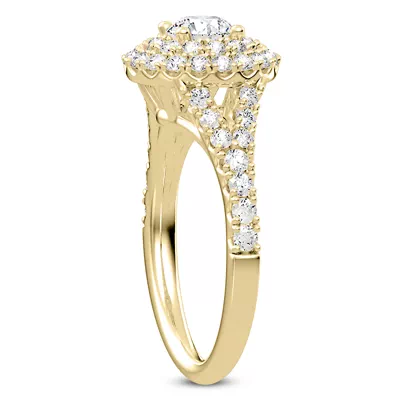 Bellamy Double Halo Engagement Ring