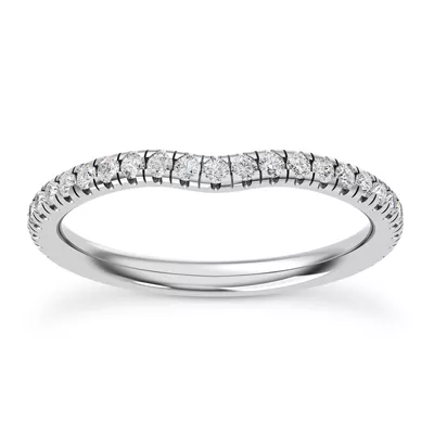 Faye Diamond Curved Band