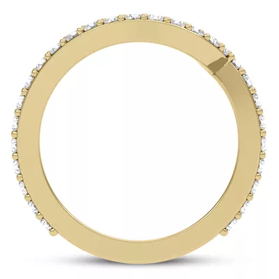 Ara Diamond Curve Band