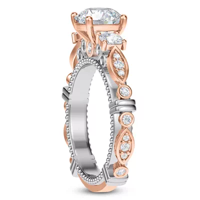 Crater Lab Engagement Ring