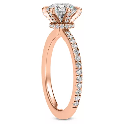 Elise Diamond Prong Engagement Ring