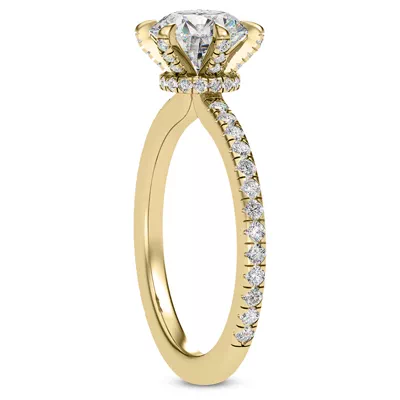 Elise Diamond Prong Engagement Ring