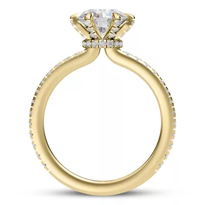 Elise Diamond Prong Engagement Ring