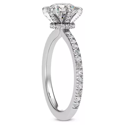 Elise Diamond Prong Engagement Ring