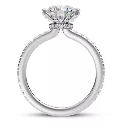 Elise Diamond Prong Engagement Ring