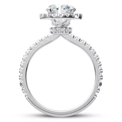 Delores Halo Engagement Ring