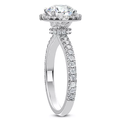 Delores Halo Engagement Ring