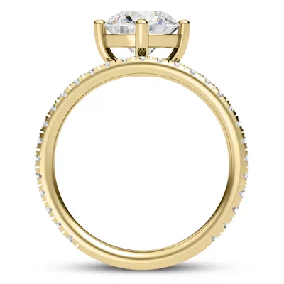 Fete Floating Diamond Engagement Ring