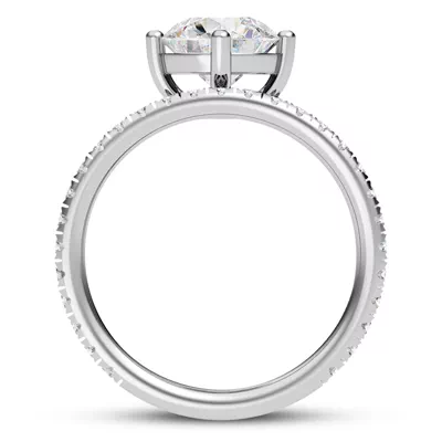 Fete Floating Diamond Engagement Ring