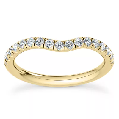 Cache Curved Pave Band