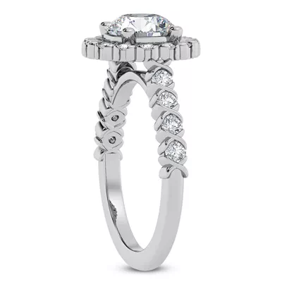 Lovi XO Halo Engagement Ring