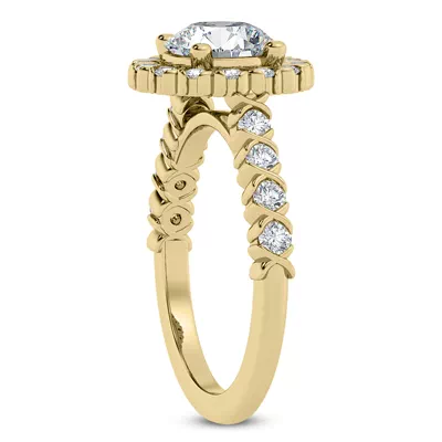 Lovi XO Halo Engagement Ring