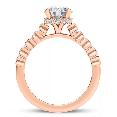 Rave XO Hidden Halo Engagement Ring