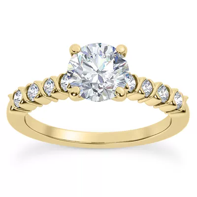 Lucia XO Diamond Engagement Ring