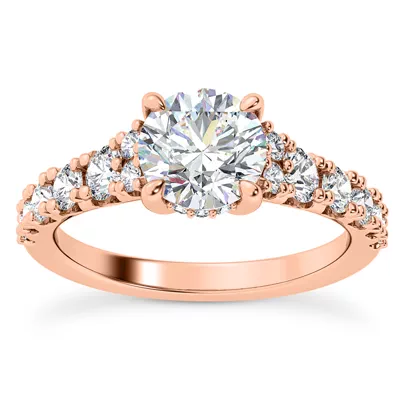 Charm Diamond Engagement Ring