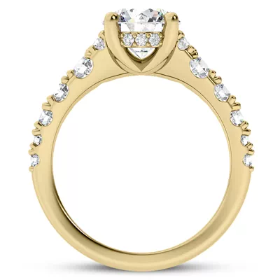 Charm Diamond Engagement Ring