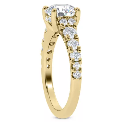 Charm Lab Engagement Ring