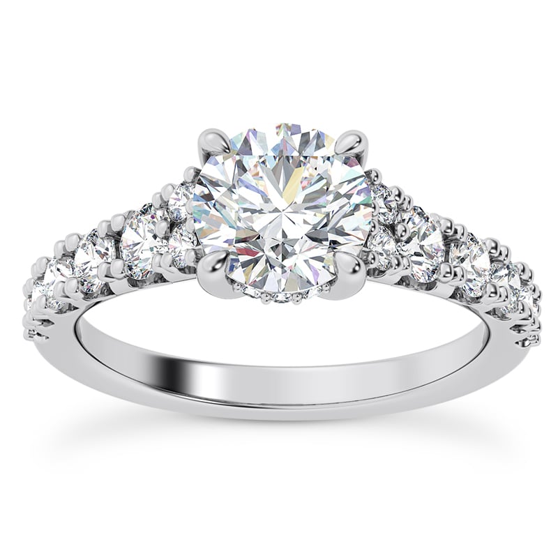 Charm Diamond Engagement Ring