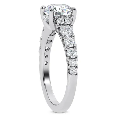Charm Diamond Engagement Ring
