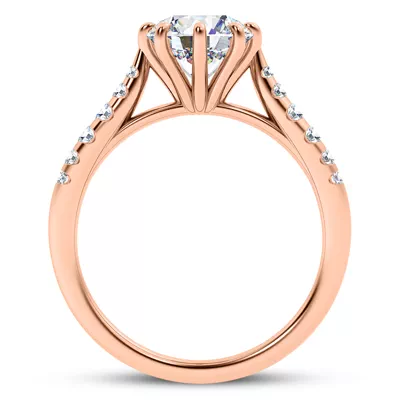 Pau 8 Prong Engagement Ring