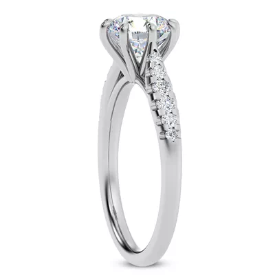 Pau 8 Prong Engagement Ring