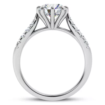Pau 8 Prong Engagement Ring