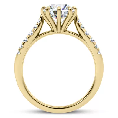 Pau 8 Prong Engagement Ring