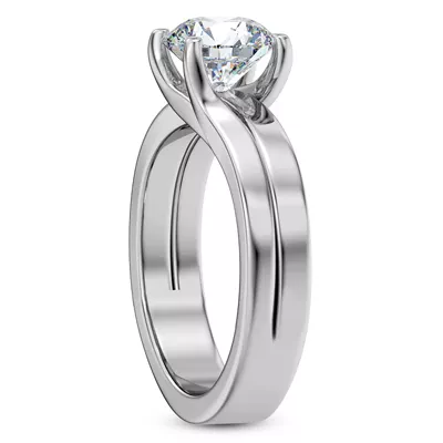 Bleeker Wishbone Solitaire Engagement Ring